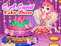 Игра Купид украшает торт Игра Купид украшает торт